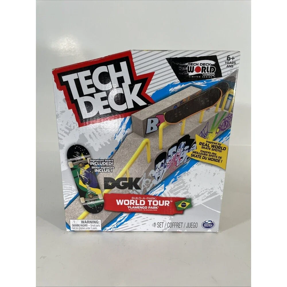 Tech Deck Street Spots World Tour Flamengo Park New Sealed